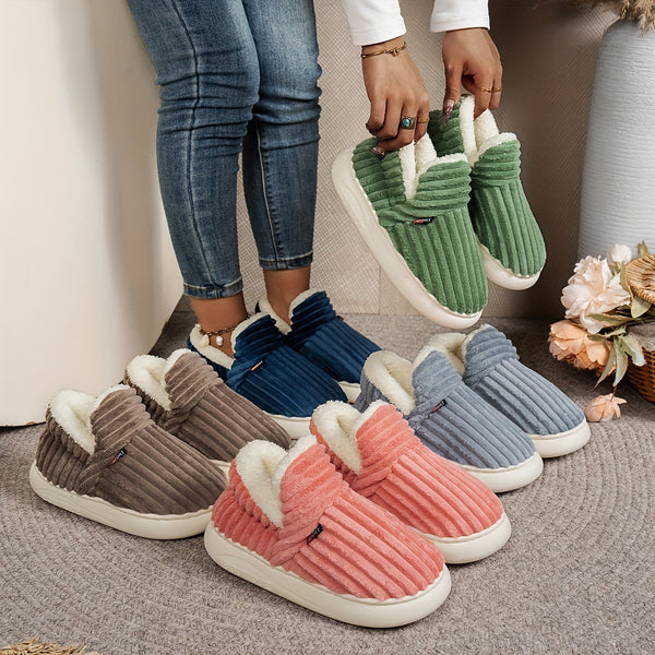 Cozy Thermal Slippers - Super Soft, Slip-On, Flatform, Warm, Plush, Cozy Floor Shoes for Winter