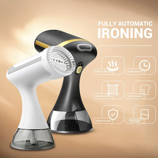 Portable Garment Steam Iron, Mini Handheld Iron Steamer For Household Travelling Clothes Ironing Wet Dry Garment Steamer Machine
