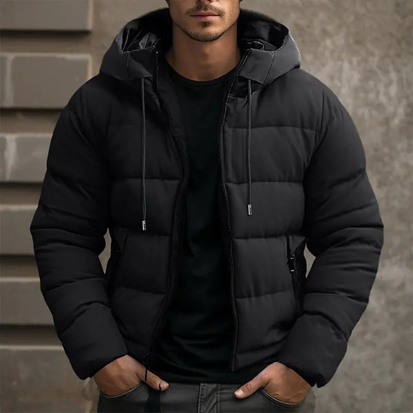 Men's Winter Coat Winter Jacket Puffer Jacket Zipper Pocket Polyster Pocket Outdoor Date Casual Daily Regular Fashion Casual - Vogue Vista UK