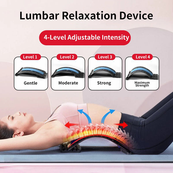 Massage Tools Massageador Magic Stretch Fitness Lumbar Support Relaxation Spine Pain Relief Back Massager Stretcher Equipment
