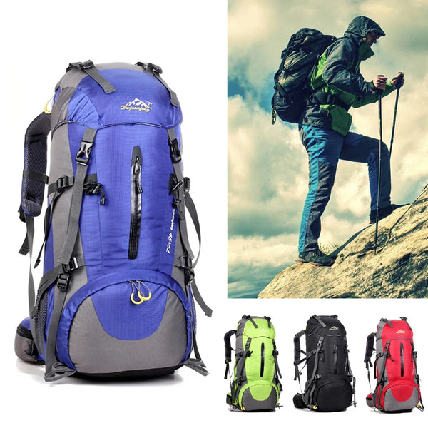 Hiking Camping Backpack 50L Women&Men Multi-function Outdoor Waterproof Large Capacity Trekking Travel Mountaineering Bags - Vogue Vista UK