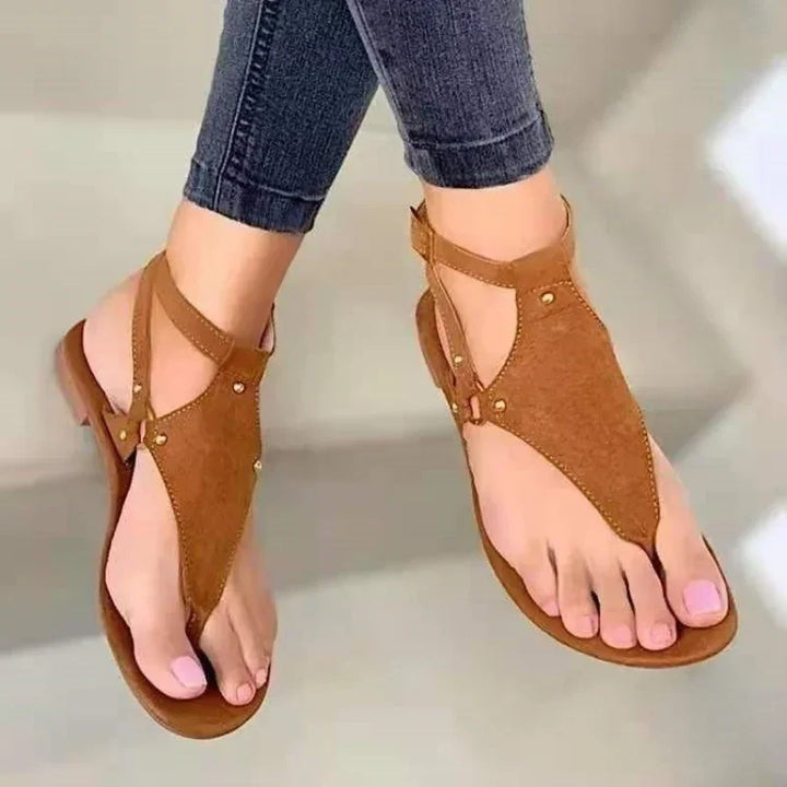 2024 Hot Sale Shoes for Women Basic Women's Sandals Summer Beach Flip-flop Sandals Casual Flats Shoes Fashion Gladiator Sandals - Vogue Vista UK