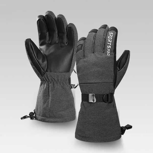 Touchscreen Fleece skiing Gloves Outdoor sports Snowboard Waterproof cycling Gloves Windproof Non-Slip Men Winter Ski Gloves