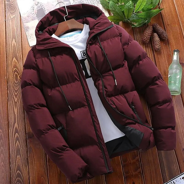 2024 Parkas Men Winter Overcoat Men's Casual Jacket Warm Hooded Thick Puffer Jacket Men Winter Coat Outwear Business Hombre