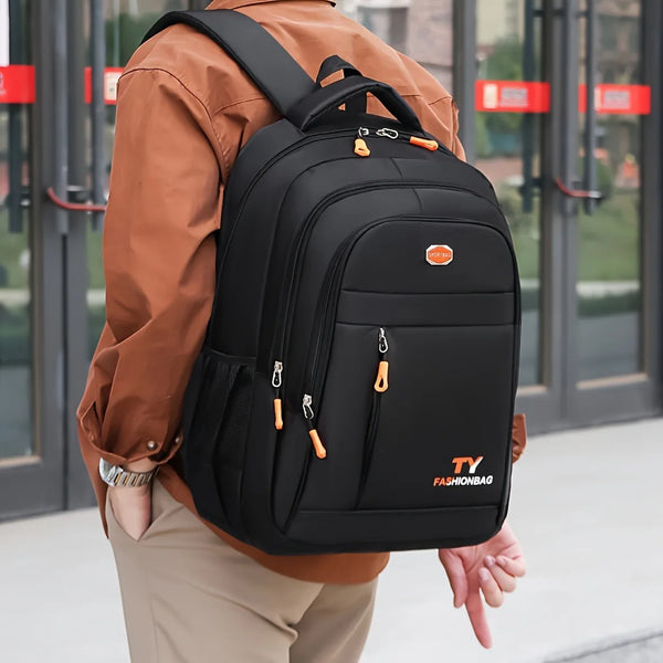 1 Pc Men's Backpack, Large Capacity Waterproof Casual Backpack,Adjustable Computer Backpack - Vogue Vista UK