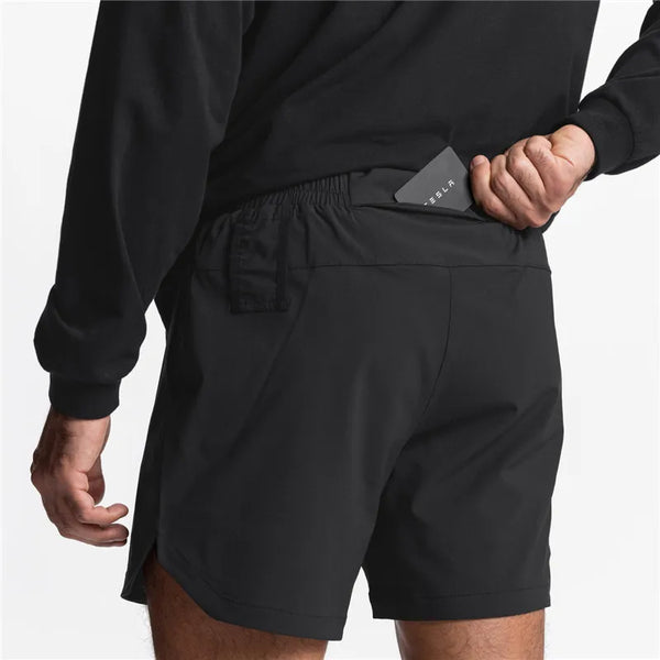 2023 NEW Summer Running Shorts Men Sports Jogging Fitness Shorts Quick Dry Mens Gym Men Shorts Gyms Short Pants For Men - Vogue Vista UK