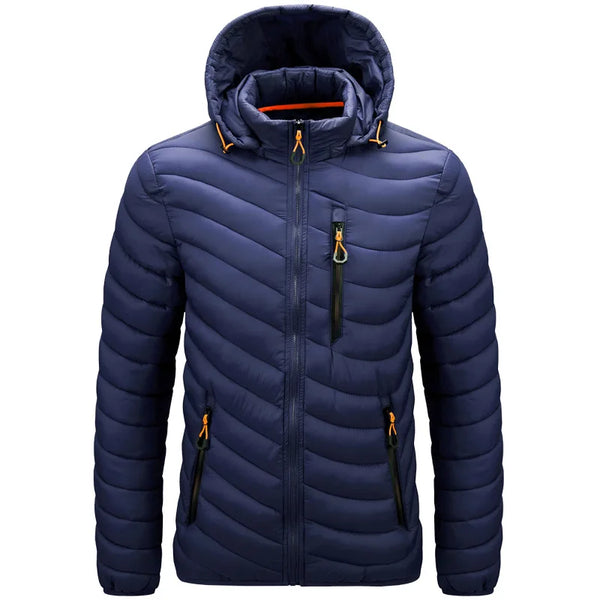 Warm Winter Jacket Men Windbreaker 2024 New Spring Hooded Soft Parkas Men's Fashion Casual High Quality Puffer Jacket Coat Male