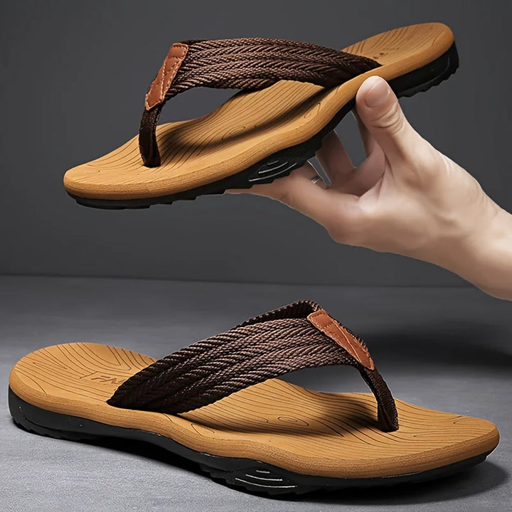 Men's Flip Flops Casual Beach Shoes Large Size Men Sandals Summer Leisure anti slip Leisure anti slip - Vogue Vista UK