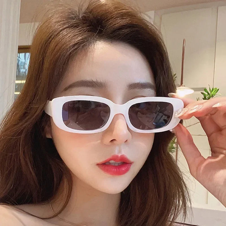 Fashion Sunglasses Classic Retro Square Glasses Women Brand Vintage Travel Small Rectangle Sun Glasses Female Eyewear Anti-Glare - Vogue Vista UK