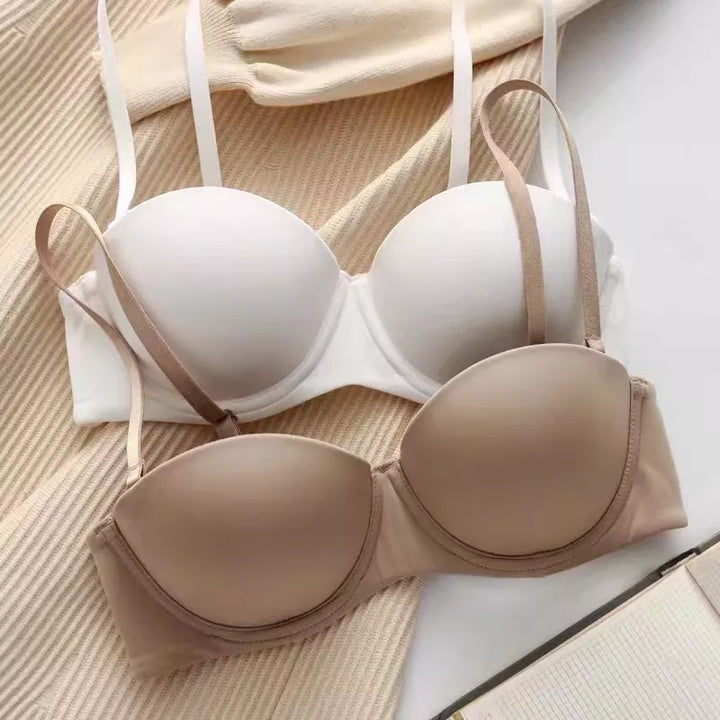 Seamless Bras For Women Soft 1/2 Cup Underwear Push Up Bra Bralette Comfort Invisible Brassiere Nonwire Simple Sexy Lingerie - Vogue Vista UK