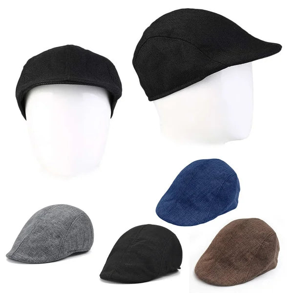 2022 Fashion  Caps Gatsby Hats Ivy Golf Driving Sun Flat Cabbie Cap Peaky Blinder for Men Women Summer Spring Autumn Hat - Vogue Vista UK