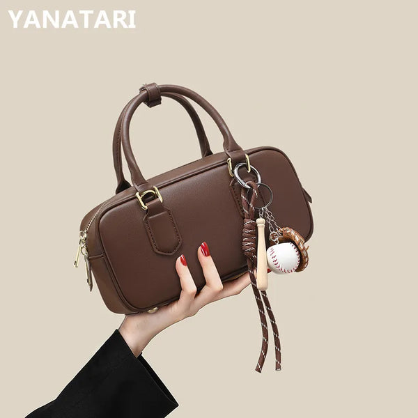 YANATARI Leather Woman Bag Shoulder Bag Handbags Ladies Crossbody Bags Luxury Designer Minimalism Bag Small bag