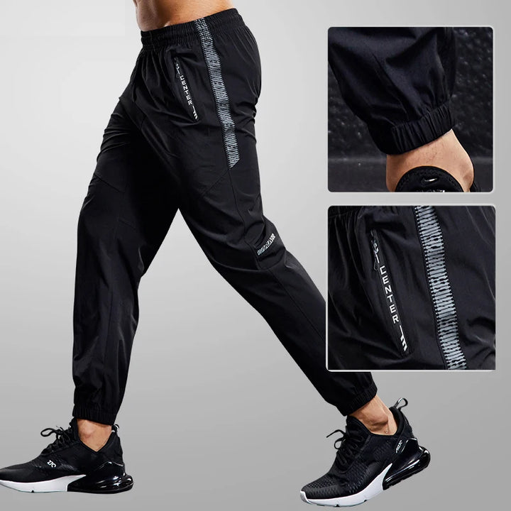 Quick Drying Sport Pants Men Running Pants With Zipper Pockets Training Joggings Sports Trousers Fitness Casual Sweatpants - Vogue Vista UK