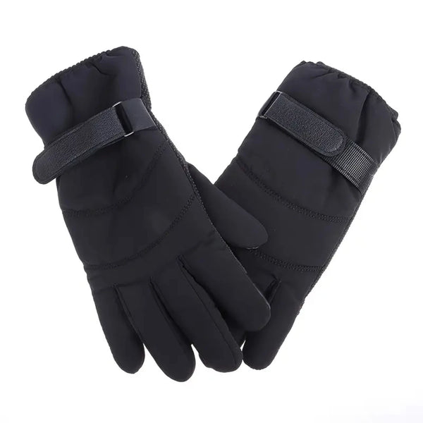 Keep Your Hands Warm and Dry with Adjustable Waterproof Men's Oven Gloves - Windproof Winter Ski Riding Gloves Designed to Prote