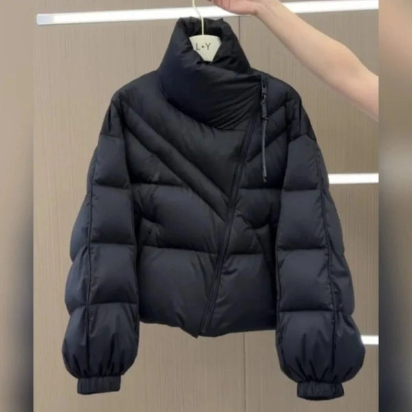 2025 New Winter Women Short Down Jacket Korean Style Loose Thick Warm Coat Fashion