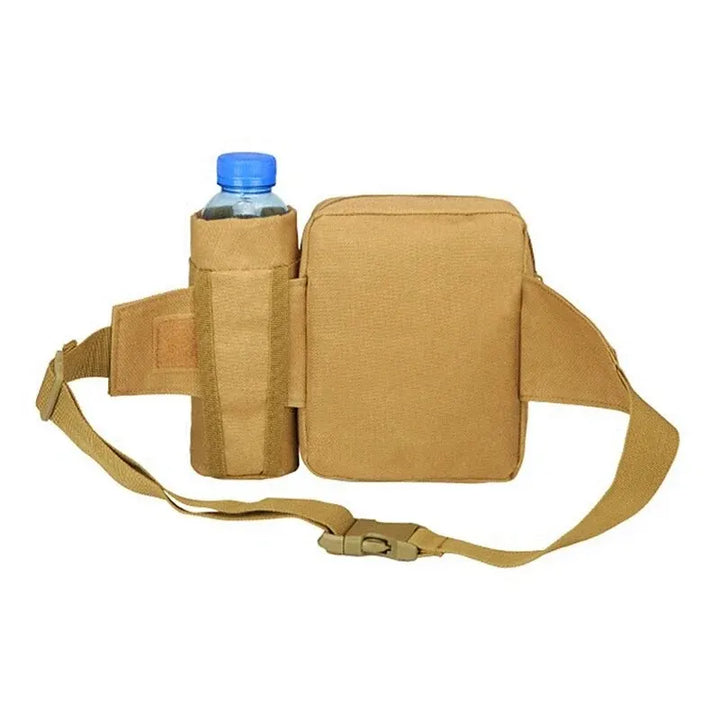 Tactical Men Waist Pack Nylon Hiking Water Bottle Phone Pouch Outdoor Sports Hunting Climbing Camping Belt Bag - Vogue Vista UK