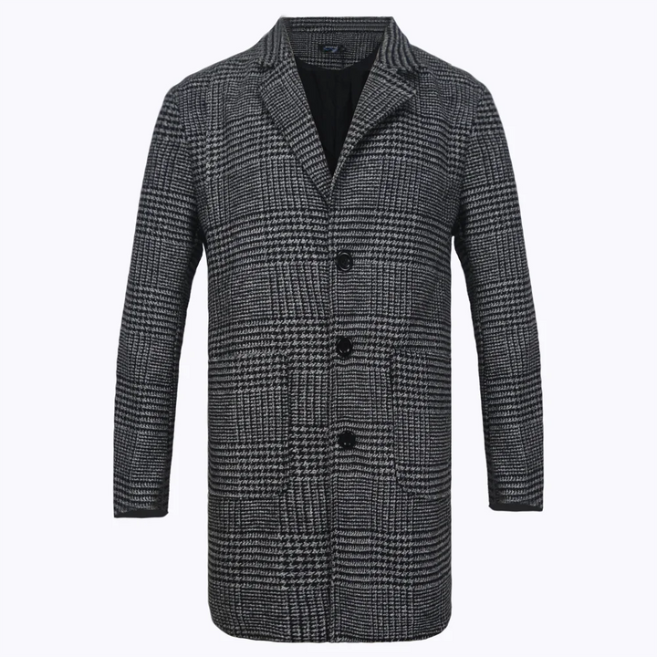 Casual Coats with Striped Jacket Turndown Collar Top Wool Coats And Long Sleeve y2k clothes Men's Clothing  For Winter - Vogue Vista UK