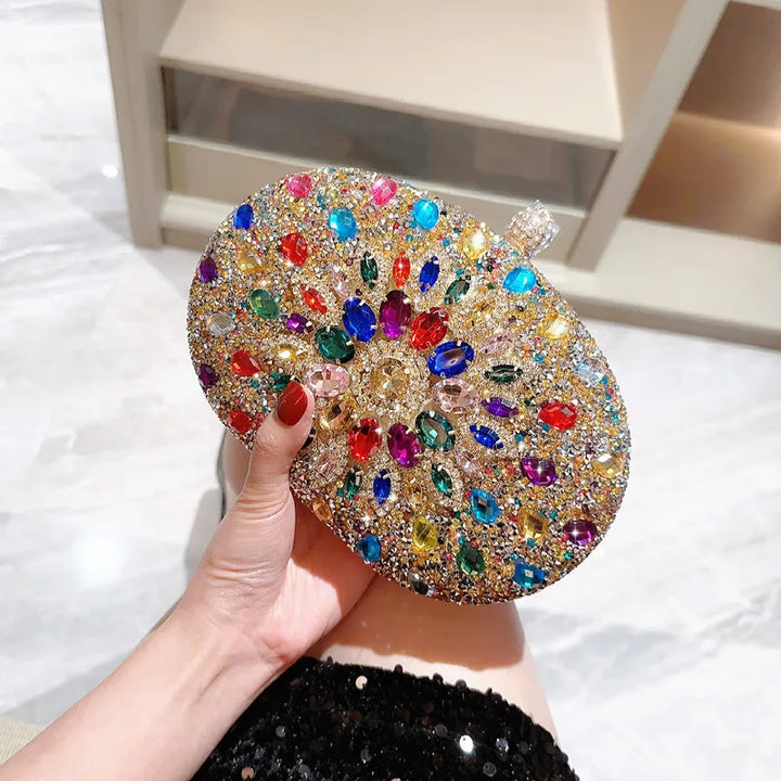 Luxury Crystal Diamond Women Clutch Evening Bag Wedding Crystal Ladies Purse Female Sparkly Wallet for Wedding Party - Vogue Vista UK