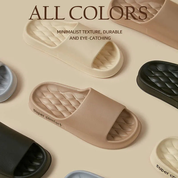 Fashion Men Slippers Summer Outdoor Beach Slipper Soft Wear-resistant Trendy EVA Slides Home Comfort Flip Flops