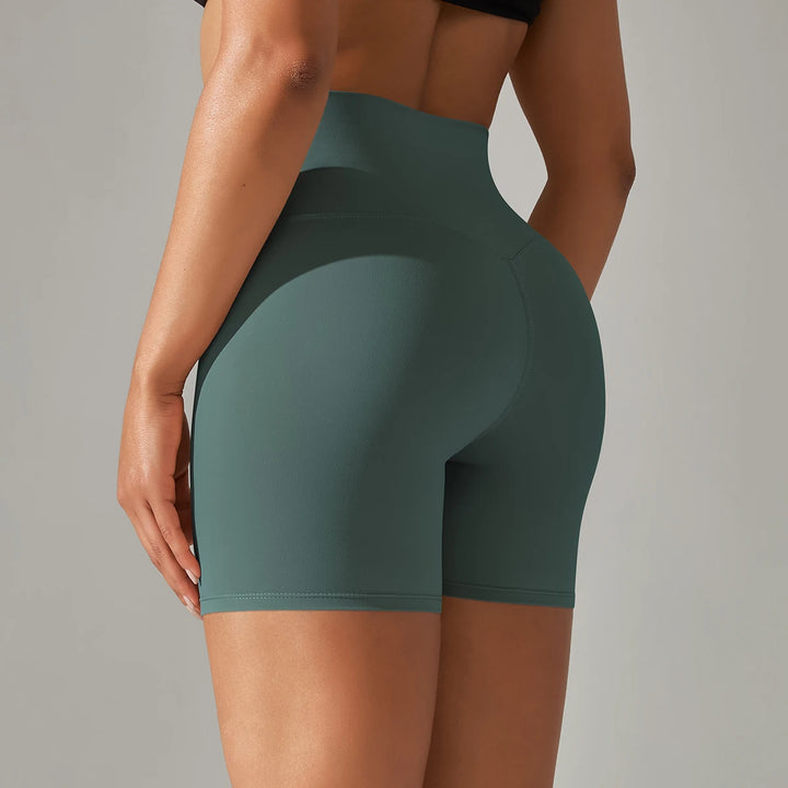 Yoga Shorts Women Fitness Shorts Running Cycling Shorts Breathable Sports Leggings High Waist Summer Workout Gym Shorts - Vogue Vista UK