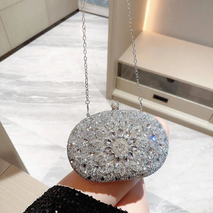 Luxury Crystal Diamond Women Clutch Evening Bag Wedding Crystal Ladies Purse Female Sparkly Wallet for Wedding Party - Vogue Vista UK