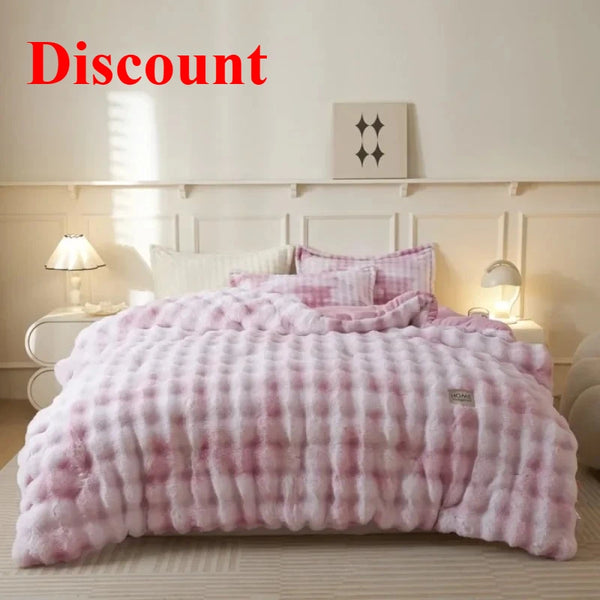 2025 new winter thickened warm rabbit down milk down corn quilt quilt core delicate, soft, warm and skin friendly