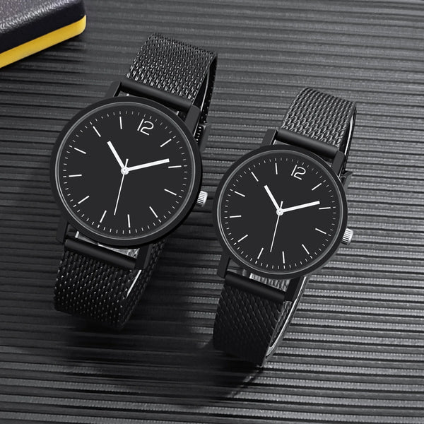 Couple Watches for Lovers 2023 Fashion Quartz Watches Men Women Waterproof Splash Resistant Wristwatch Lovers Watches - Vogue Vista UK