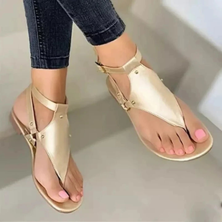 2024 Hot Sale Shoes for Women Basic Women's Sandals Summer Beach Flip-flop Sandals Casual Flats Shoes Fashion Gladiator Sandals - Vogue Vista UK