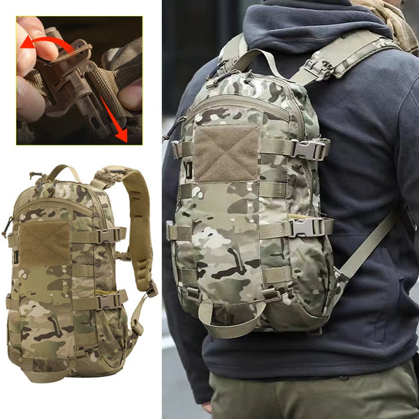 Tactical Cycling Camping Backpack Military Bag Outdoor Men Sports Molle Hiking Travel Hydration Climbing Hunting Bag  Lightweigt - Vogue Vista UK