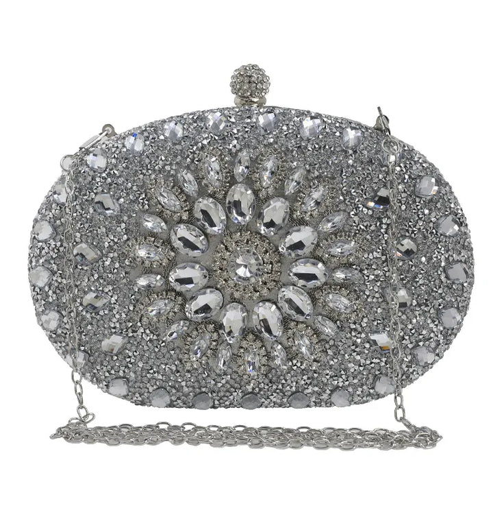 Luxury Crystal Diamond Women Clutch Evening Bag Wedding Crystal Ladies Purse Female Sparkly Wallet for Wedding Party - Vogue Vista UK