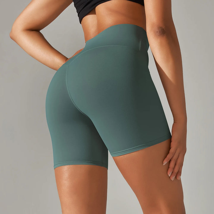 Yoga Shorts Women Fitness Shorts Running Cycling Shorts Breathable Sports Leggings High Waist Summer Workout Gym Shorts - Vogue Vista UK