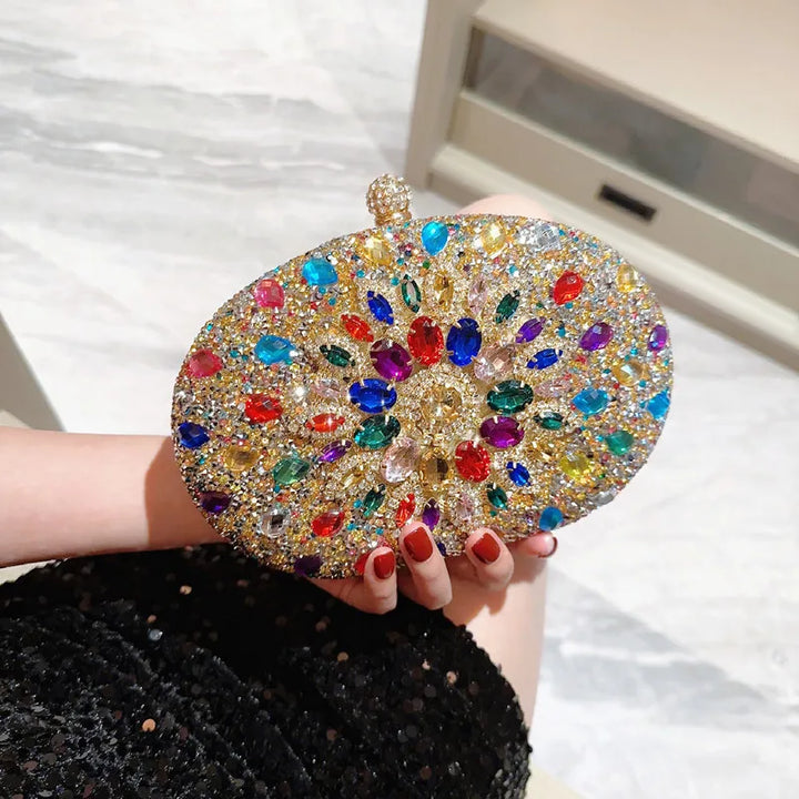 Luxury Crystal Diamond Women Clutch Evening Bag Wedding Crystal Ladies Purse Female Sparkly Wallet for Wedding Party - Vogue Vista UK