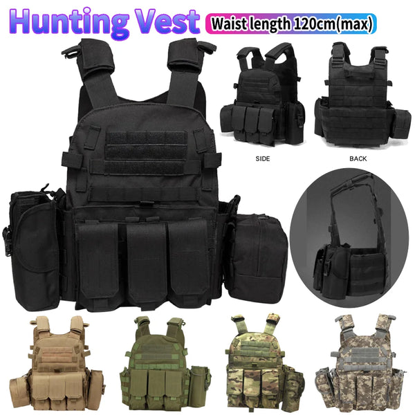 Nylon Chest Rig Tact-cal Vest Body Armor Hunting Vest Carrier Airsoft Accessories Outdoor CS Hunting Equipment