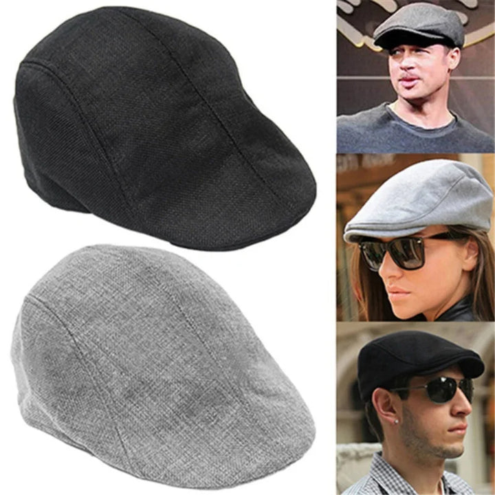 2022 Fashion  Caps Gatsby Hats Ivy Golf Driving Sun Flat Cabbie Cap Peaky Blinder for Men Women Summer Spring Autumn Hat - Vogue Vista UK