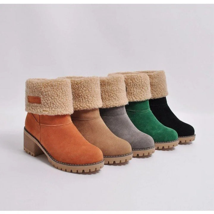 Women Winter Fur Warm Snow Boots Ladies Warm wool booties Ankle Boot Comfortable Shoes plus size 35-43 Casual Women Mid Boots - Vogue Vista UK