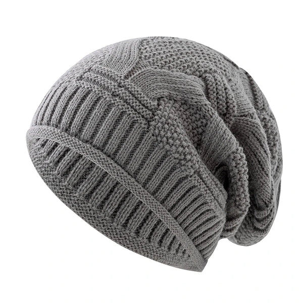 New Unisex Winter Hats Fashion Slouchy Beanie Hat Men Women Streetwear Pile Hat