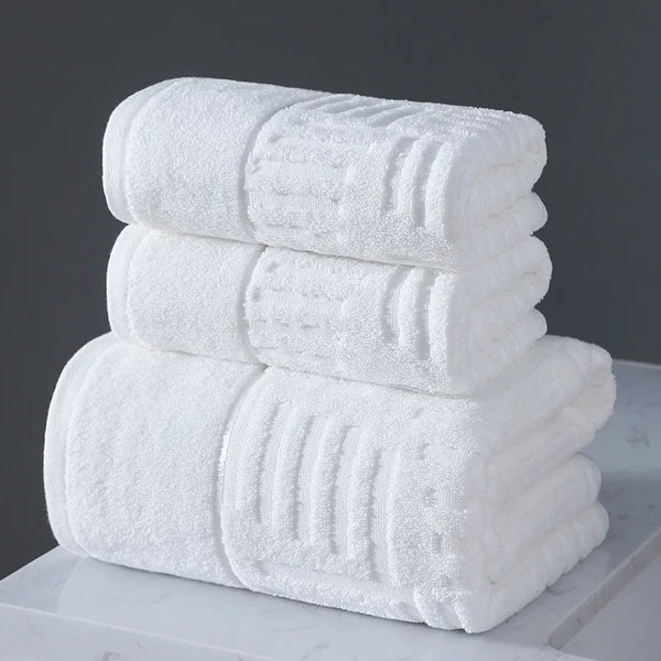 2024 New 100% Egyptian Cotton Hand Bath Towel Absorbent Adult Bath Towel Solid Color Soft Affinity Face Towel Thickened Cotton