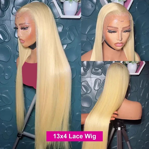 blonde lace front wig human hair 613 hd lace frontal wig 13x6 straight wigs for women choice cheap wigs on sale clearance