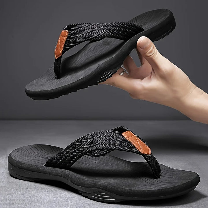 Men's Flip Flops Casual Beach Shoes Large Size Men Sandals Summer Leisure anti slip Leisure anti slip - Vogue Vista UK