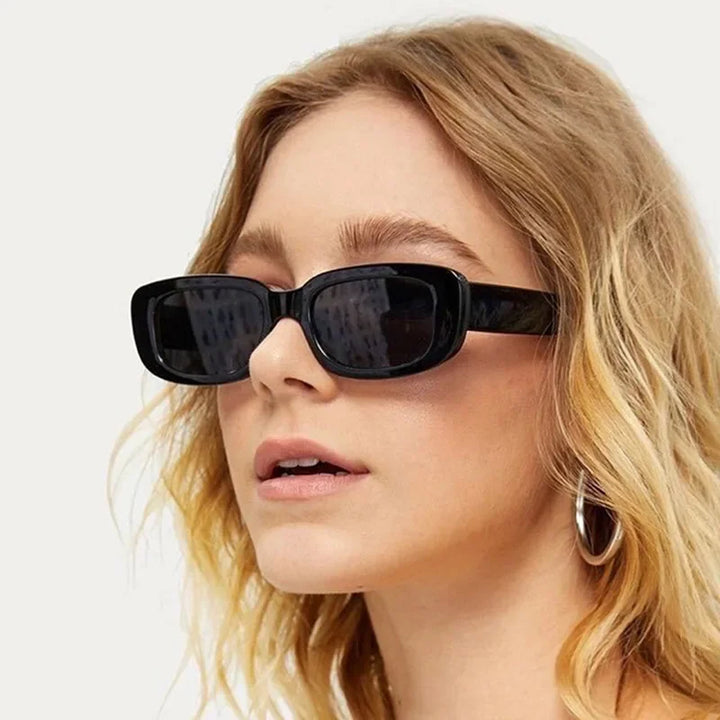 Fashion Sunglasses Classic Retro Square Glasses Women Brand Vintage Travel Small Rectangle Sun Glasses Female Eyewear Anti-Glare - Vogue Vista UK