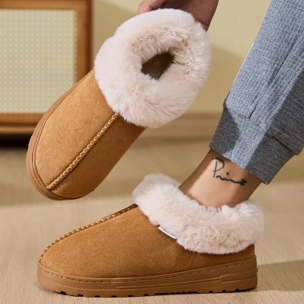 Warm Winter Women Slippers Slides Fluffy Slippers Women Fur Plush Women's Slippers Colorful Female Indoor Cotton Shoes Footwear