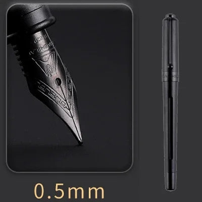 Luxury Titanium Nib Fountain Pen Writing Signing Calligraphy Pens Gift Office Stationery Supplies Glass fountain pen Glass pen - Vogue Vista UK