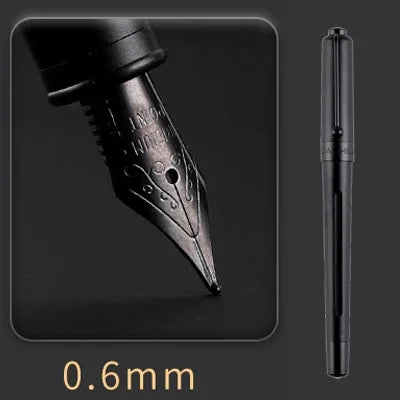Luxury Titanium Nib Fountain Pen Writing Signing Calligraphy Pens Gift Office Stationery Supplies Glass fountain pen Glass pen - Vogue Vista UK