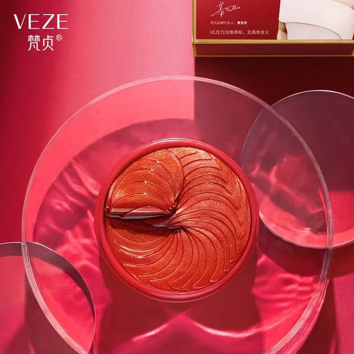60PCS Dragon's Blood Collagen Hydrogel Eye Masks Anti-Wrinkle Dark Circle Corrector Moisturizing Skin Care Eye Patches - Vogue Vista UK