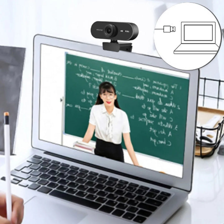 1080P/2K HD Webcam Plug and Play with Microphone USB Web Camera Autofocus Computer Web Camera for PC Laptop Video Conferencing - Vogue Vista UK
