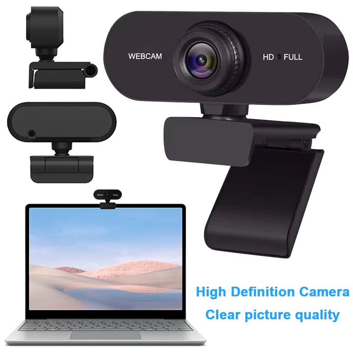 1080P/2K HD Webcam Plug and Play with Microphone USB Web Camera Autofocus Computer Web Camera for PC Laptop Video Conferencing - Vogue Vista UK