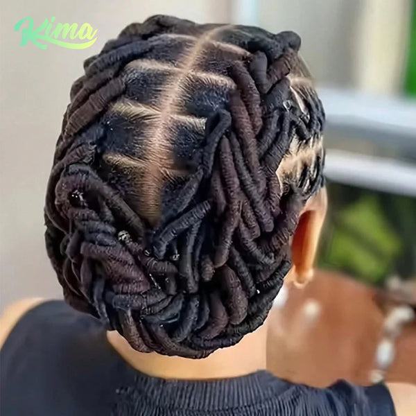 Full Lace Braided Wigs Crochet Twisted Wigs Synthetic Knotless Cornrow Transparent Lace Front Wigs for Black Women - Vogue Vista UK