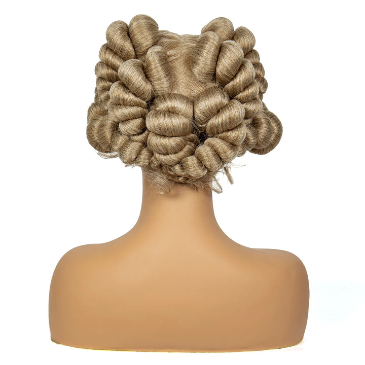 Synthetic Full Lace Handmade Bantu Braided Wigs Short Cute Natural Braided Lace Wigs For Black Women Knotless Braids Wigs - Vogue Vista UK