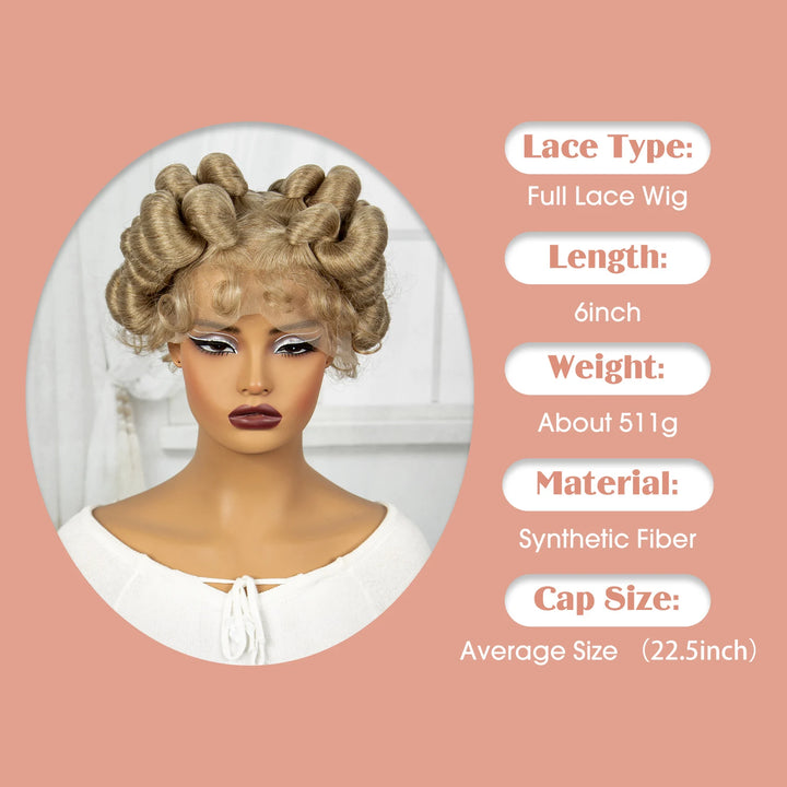 Synthetic Full Lace Handmade Bantu Braided Wigs Short Cute Natural Braided Lace Wigs For Black Women Knotless Braids Wigs - Vogue Vista UK