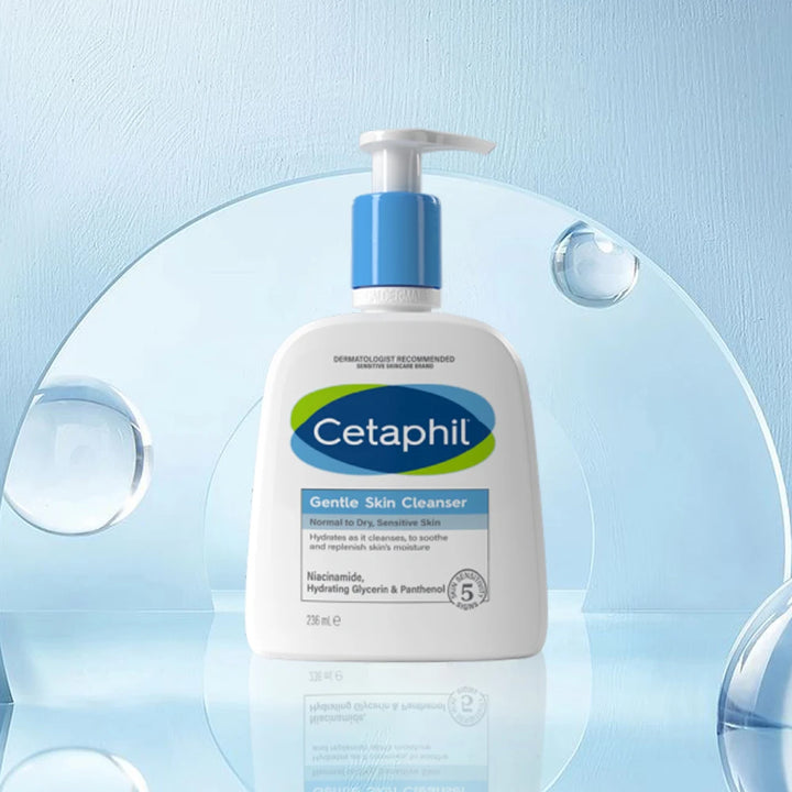 CETAPHIL GENTLE SKIN CLEANSER 473ML,  vitamin B3, B5, hydrating Glycerin, Suitable dry & sensitive skin - Vogue Vista UK